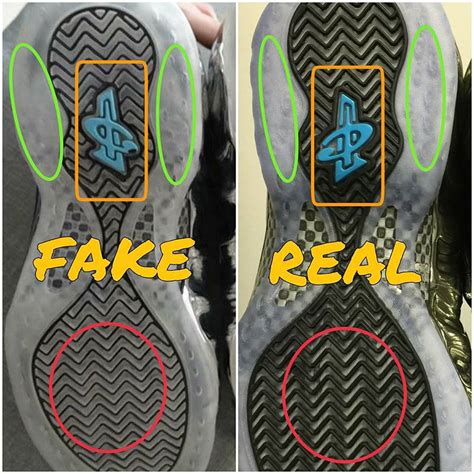 nike foamposite real vs fake|nike chrome foamposite counterfeit.